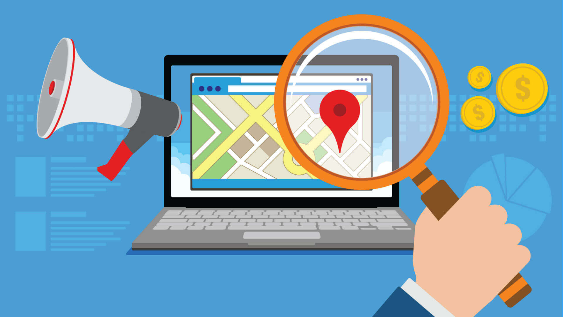 Local search giúp định vị chính xác địa điểm mà bạn tìm kiếm