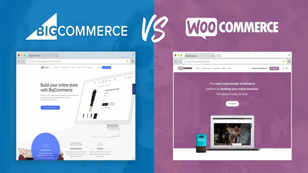 so sánh bigcommerce và woocommerce