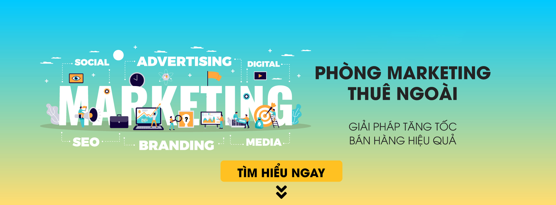 Dịch vụ phòng Marketing thuê ngoài là gì?