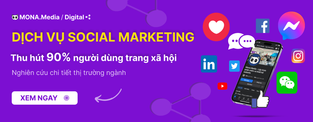 Mona - Công ty chuyên cung cấp dịch vụ marketing