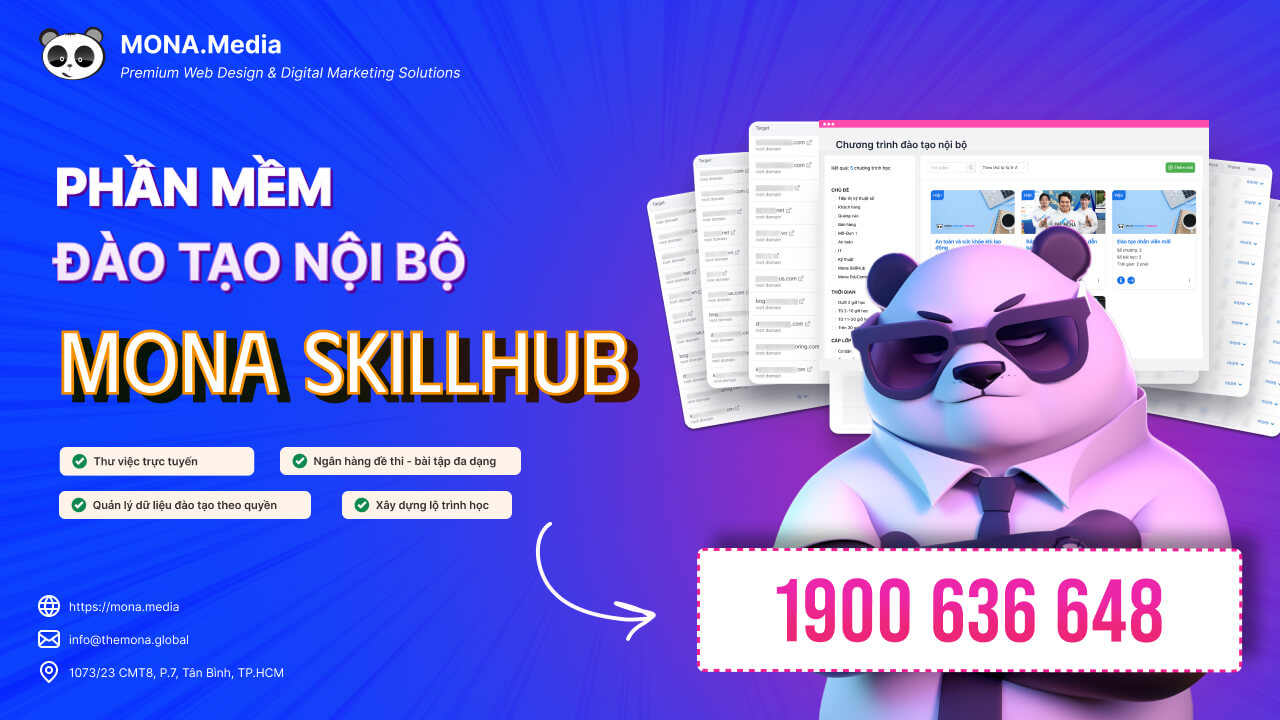 Phần mềm đào tạo nhân sự MONA SkillHub