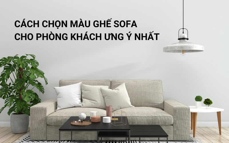 chọn màu ghế sofa