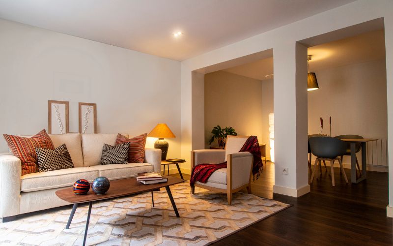 đồng bộ màu sắc sofa